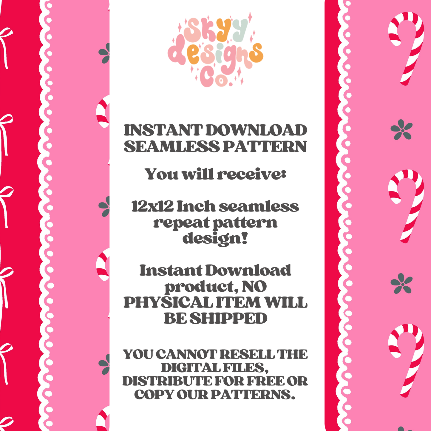 Preppy Christmas Stripe