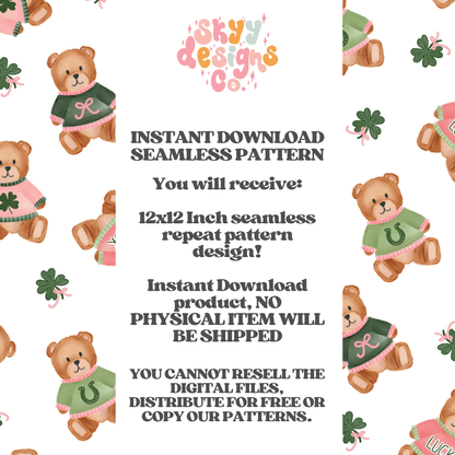 St. Patrick's Sweater Bears