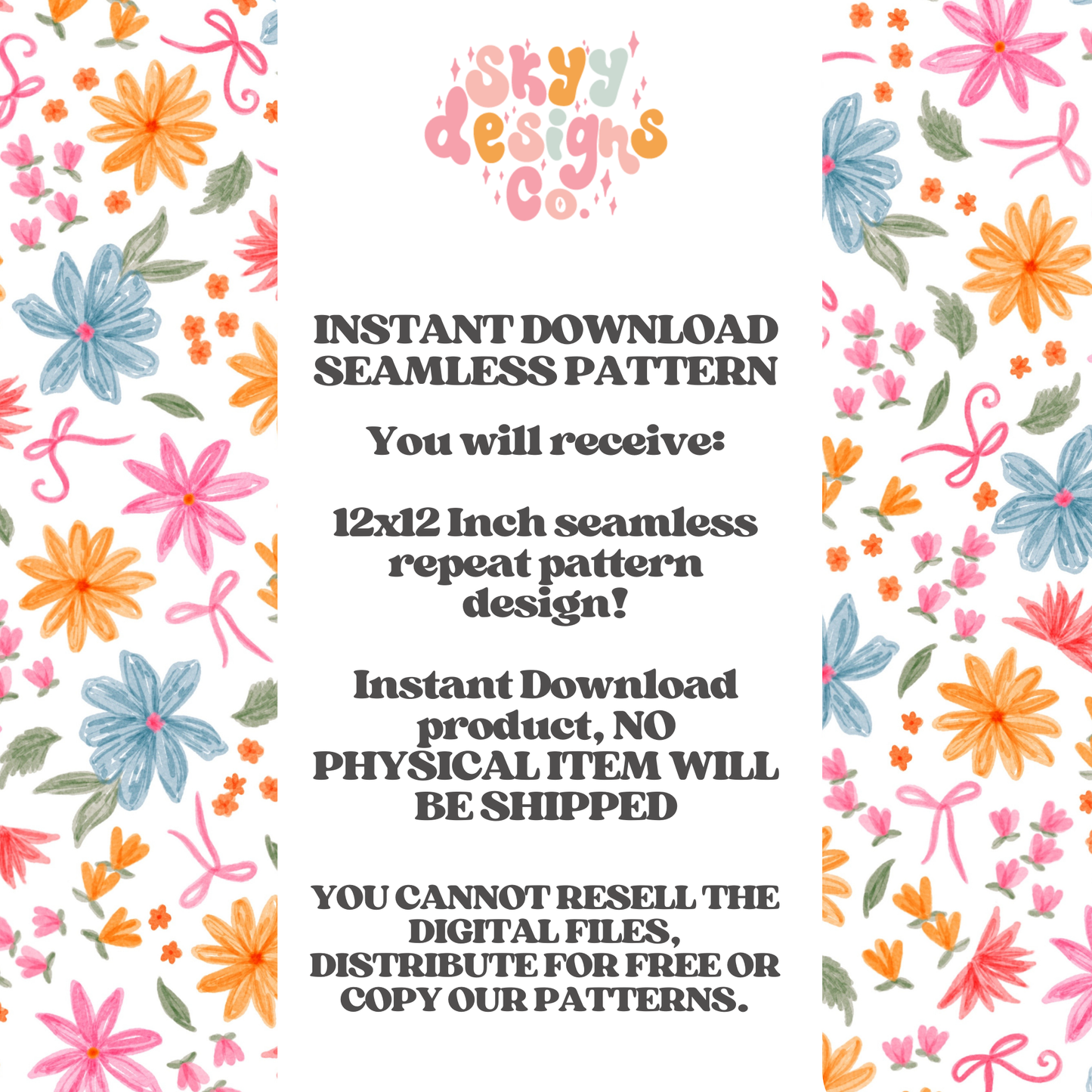 Bright Dainty Spring Floral