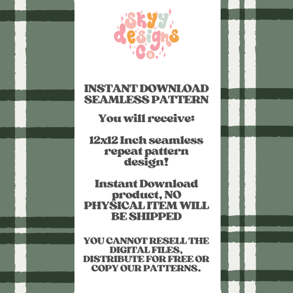 St patricks plaid Pattern