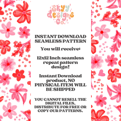 Bright Watercolor Dainty Floral