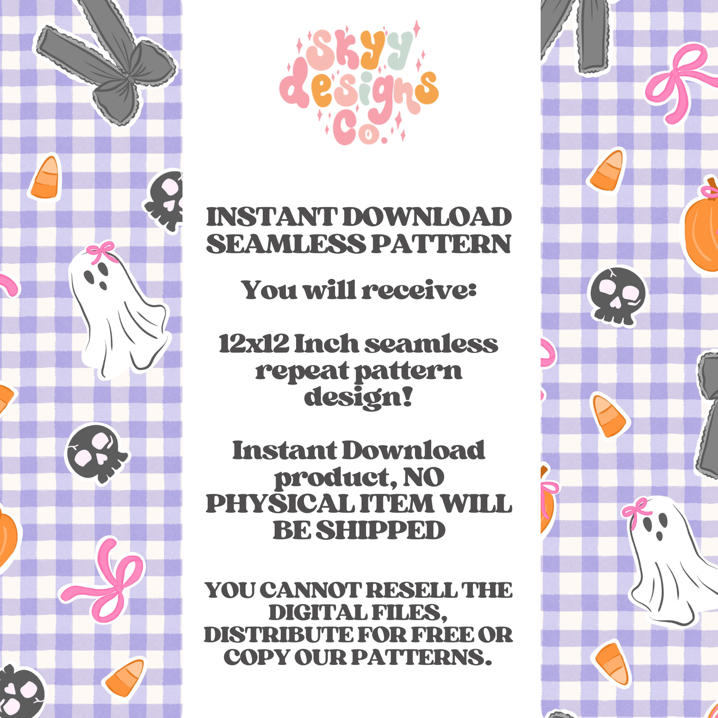 Preppy Gingham Halloween