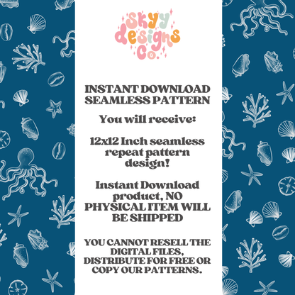 Navy Nautical Coastal Toile