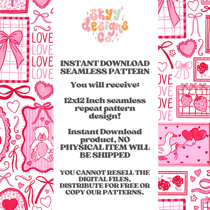 Watercolor Valentine Stamps