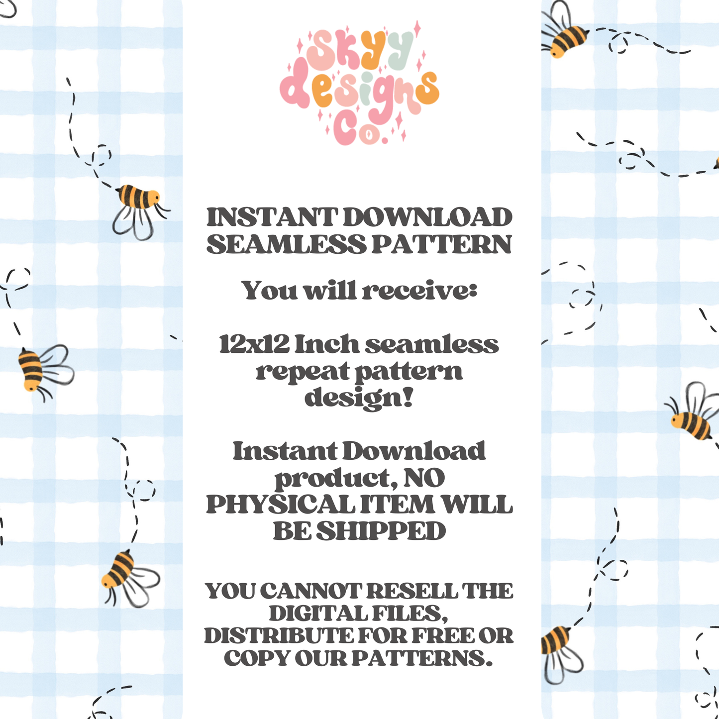 Gingham Bumble Bees