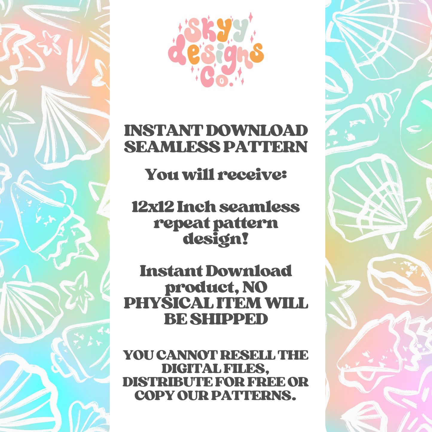 Rainbow Seashells