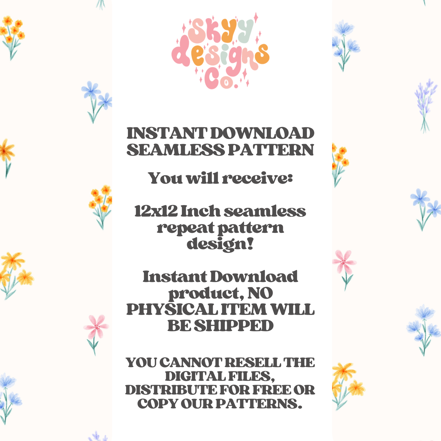 Dainty Watercolor Floral