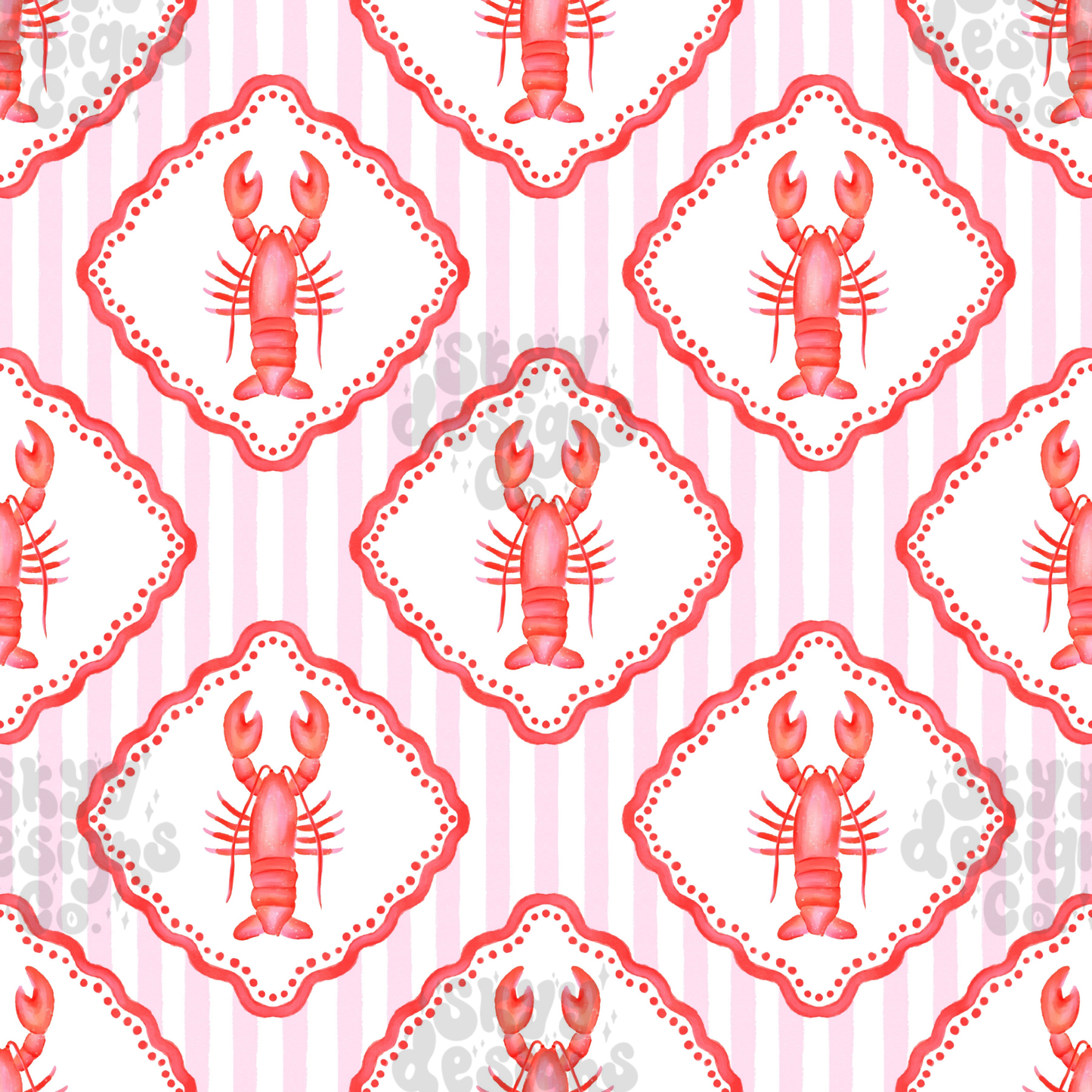 Watercolor Lobsters