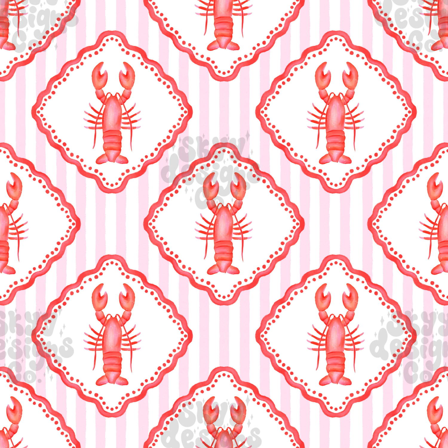 Watercolor Lobsters