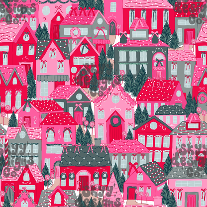 Preppy Christmas Village