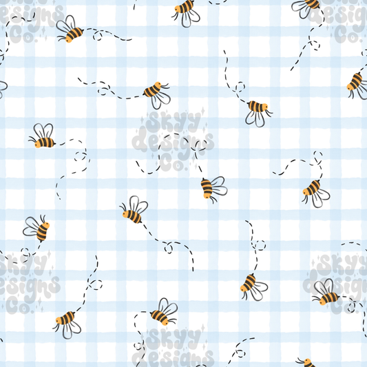 Gingham Bumble Bees