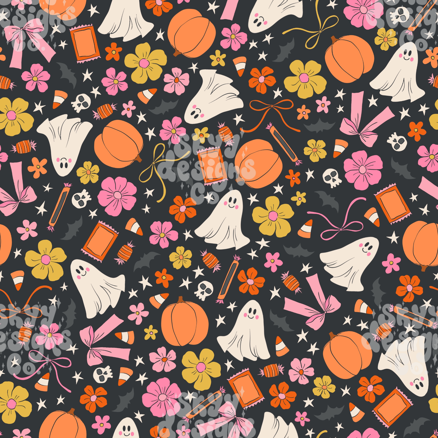 Preppy Ghosts & Pumpkins