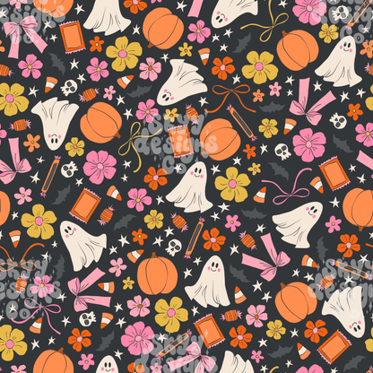 Preppy Ghosts & Pumpkins