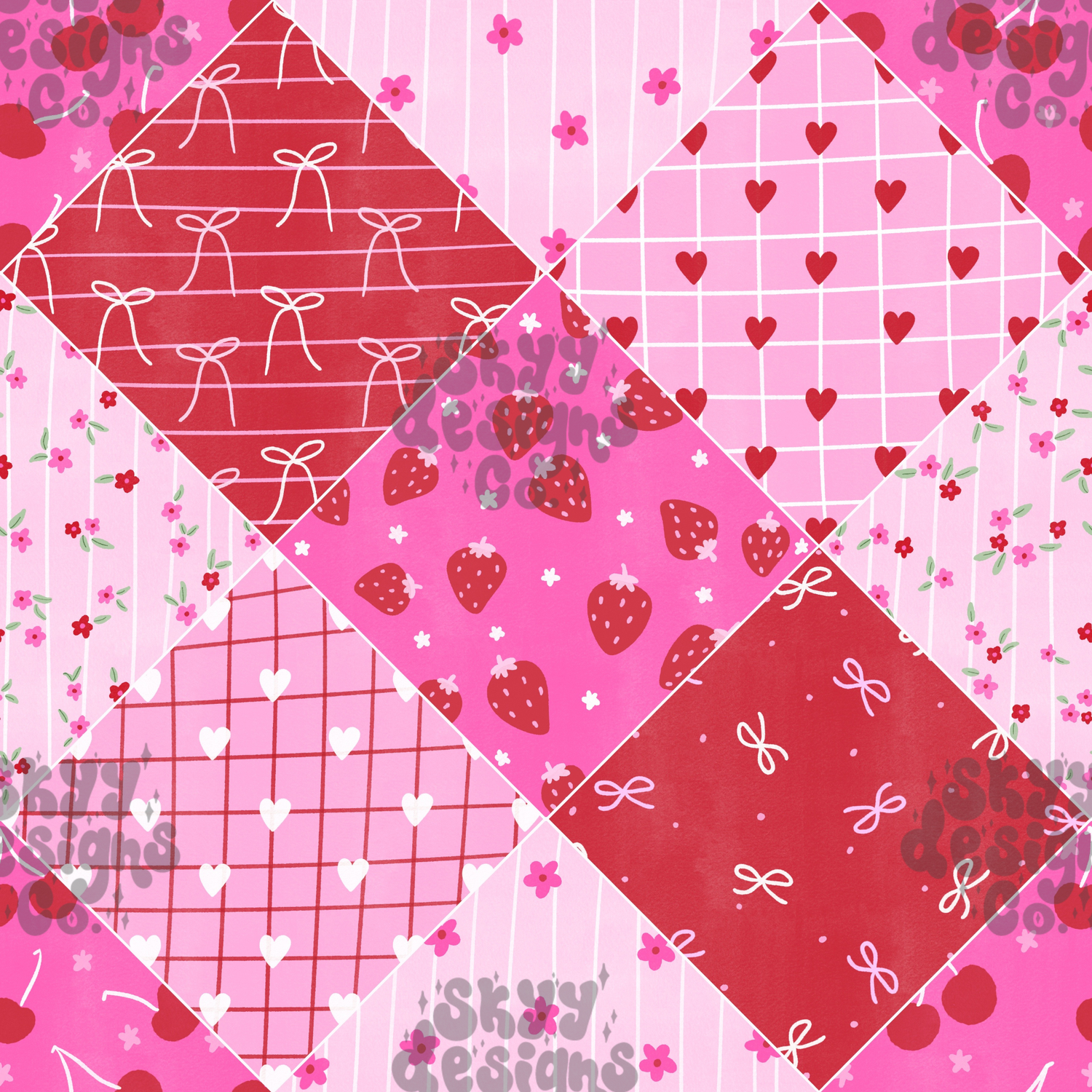 Coquette Valentine Patchwork