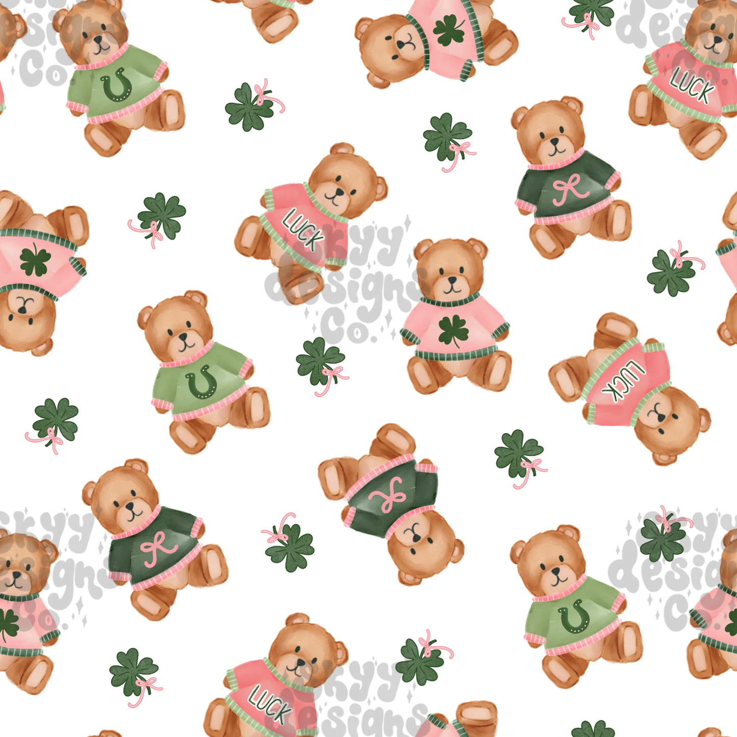 St. Patrick's Sweater Bears