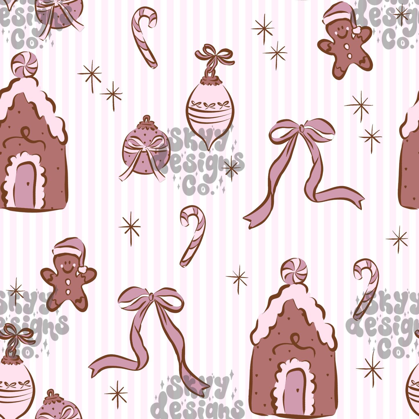 Gingerbread Stripe