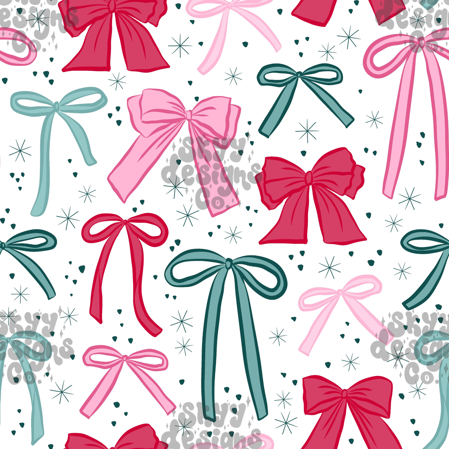 Festive Christmas Bows