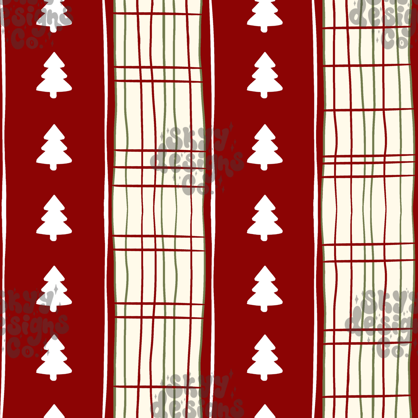Christmas Traditional Stripe