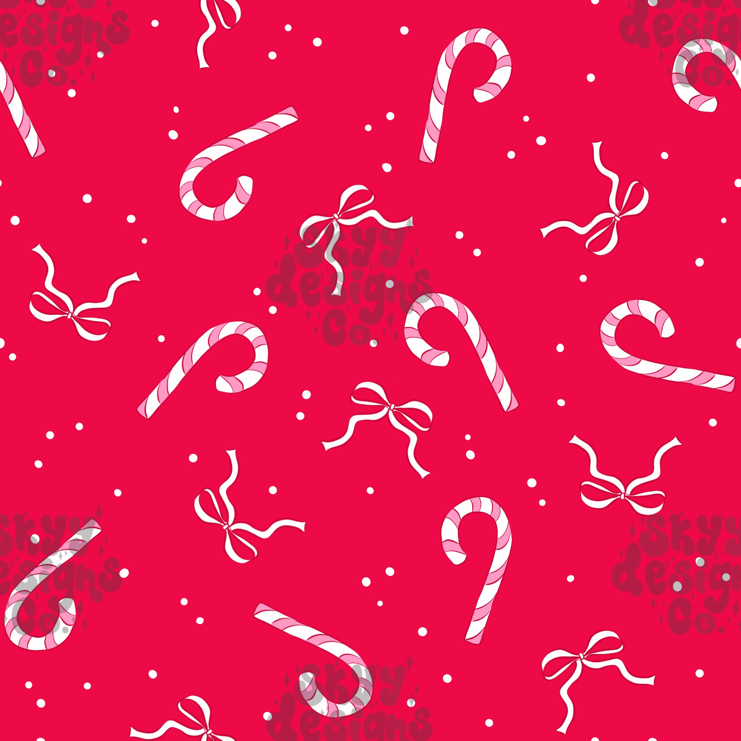 Preppy Christmas Candy and Bows