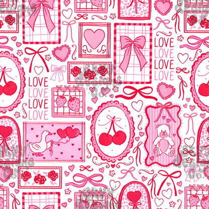 Watercolor Valentine Stamps