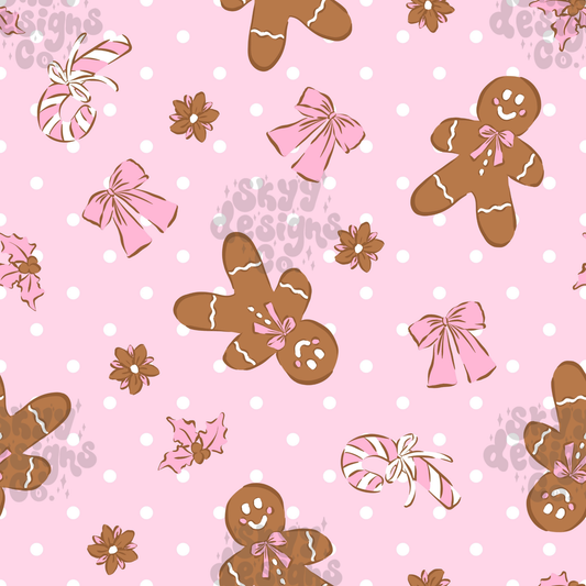 Preppy Gingerbread Bows
