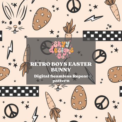 Neutral Boys Easter Pattern