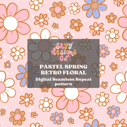 Pastel Spring Floral Pattern