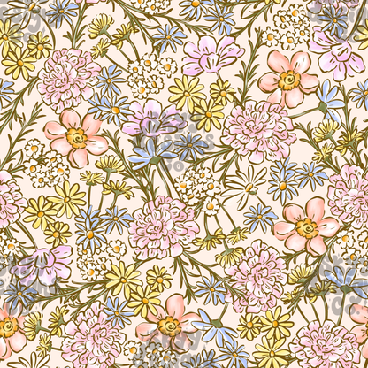 Pastel Wildflowers