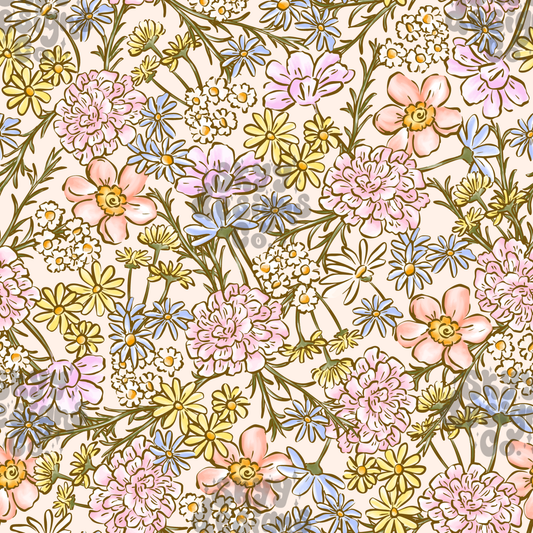 Neutral Wildflowers