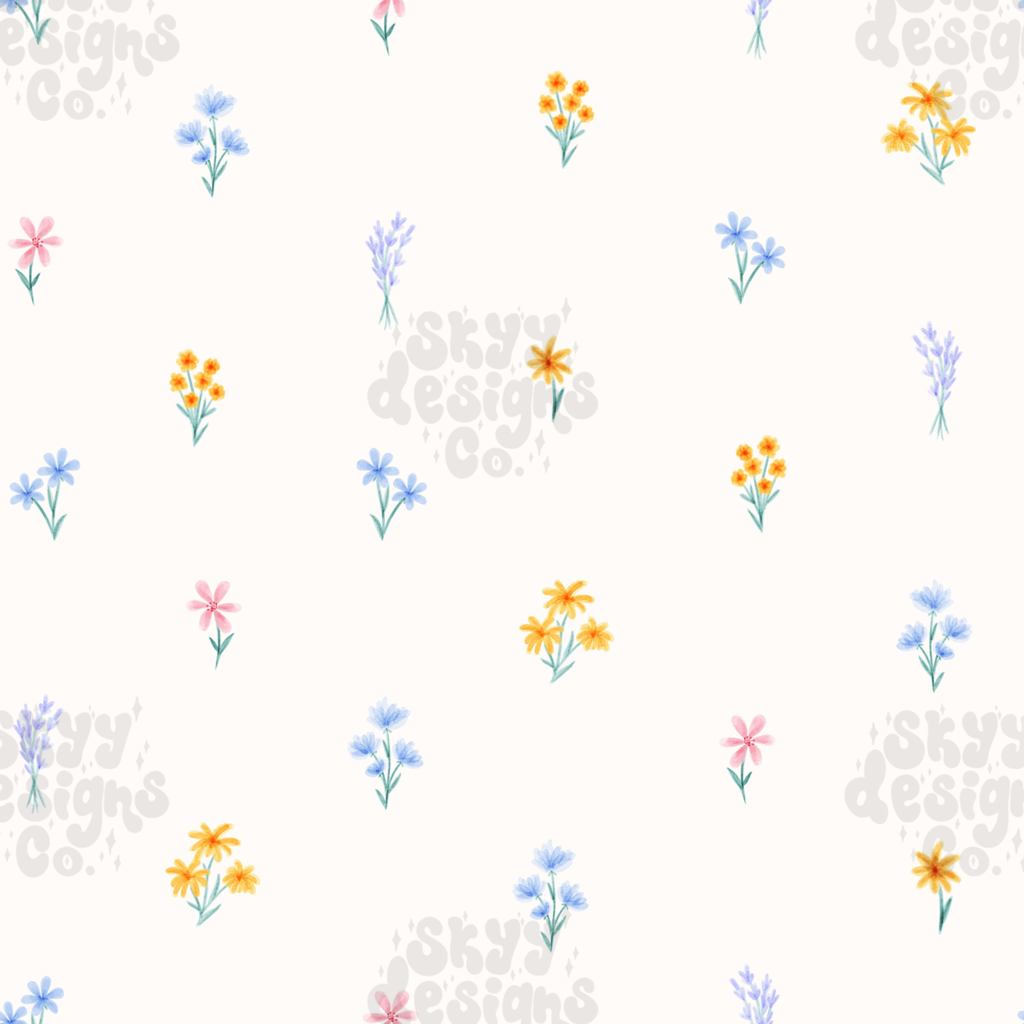Dainty Watercolor Floral