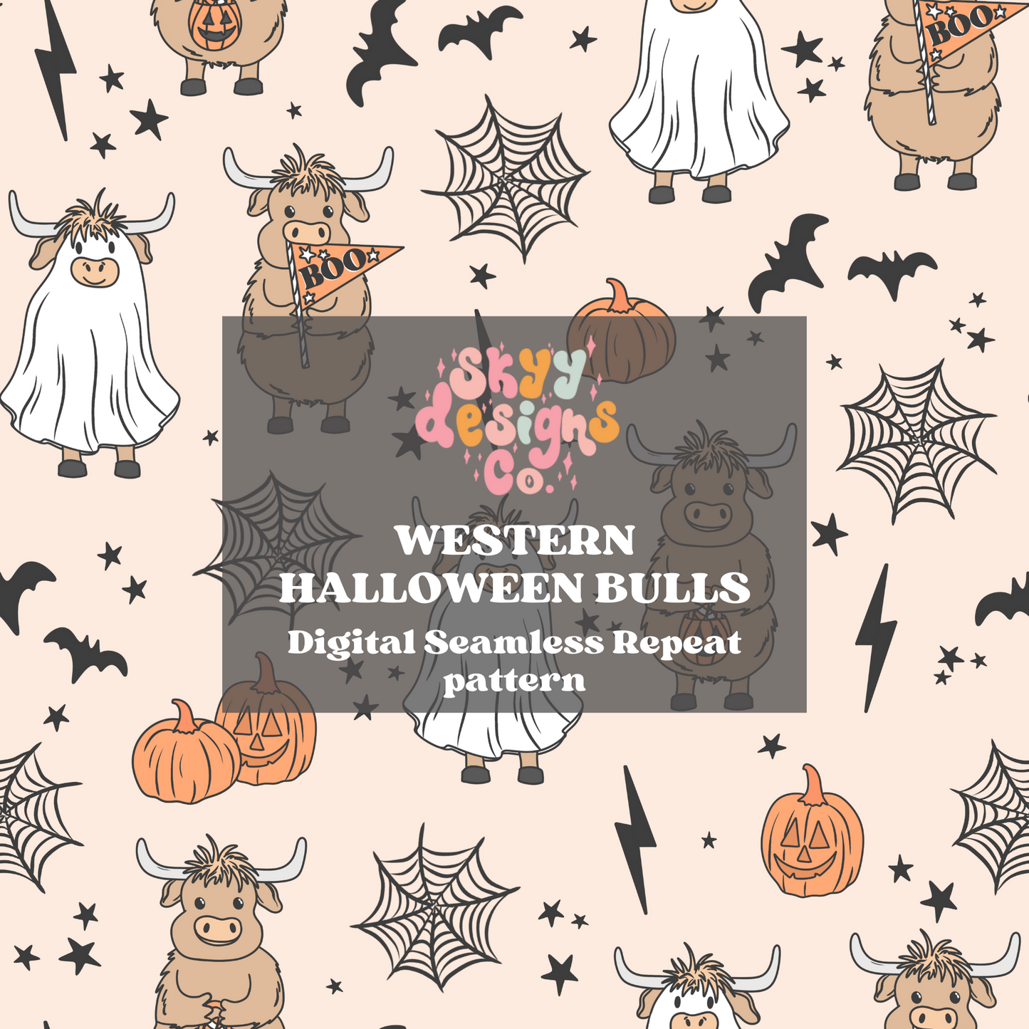 Western Spooky Pattern