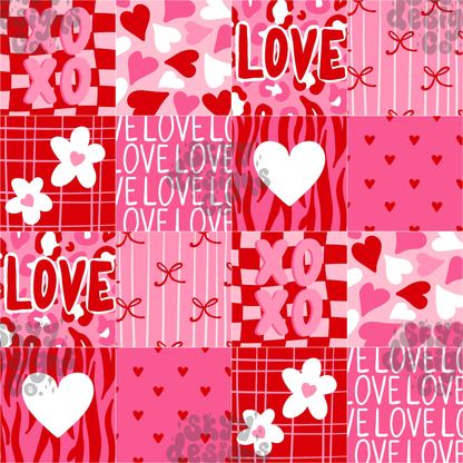 Trendy Valentine Patchwork
