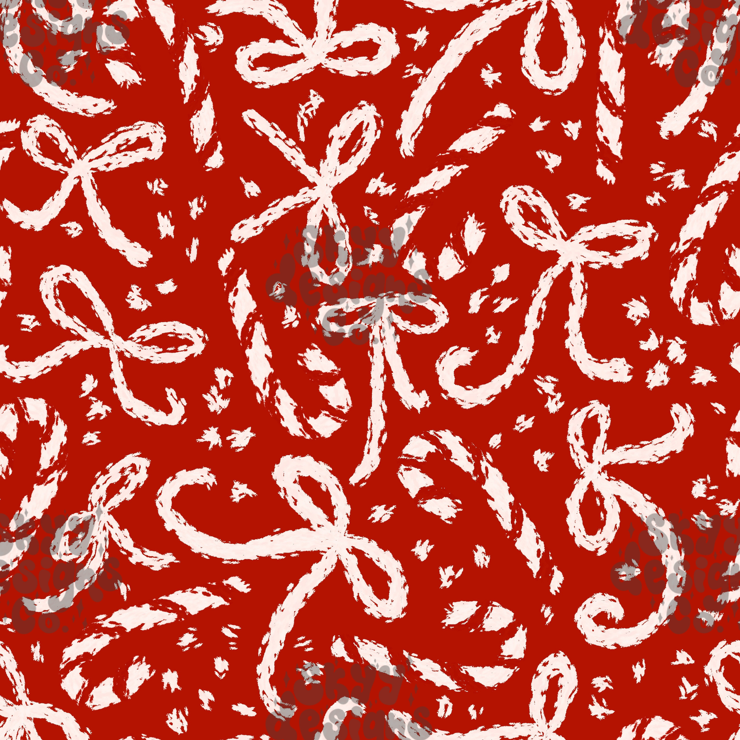 Abstract Candy cane Bows