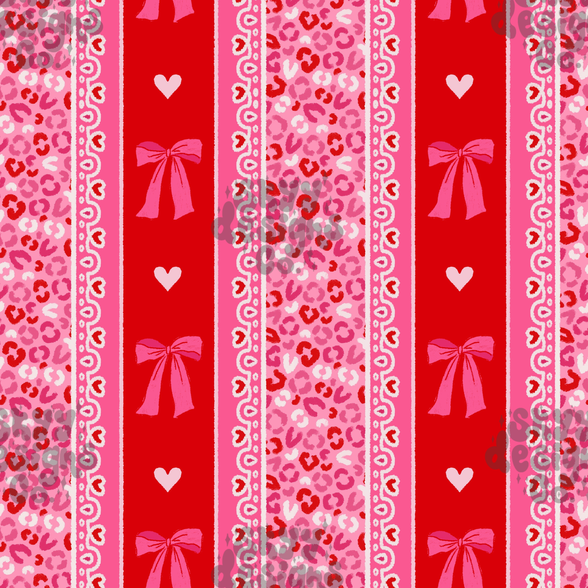 Preppy Valentine Stripe
