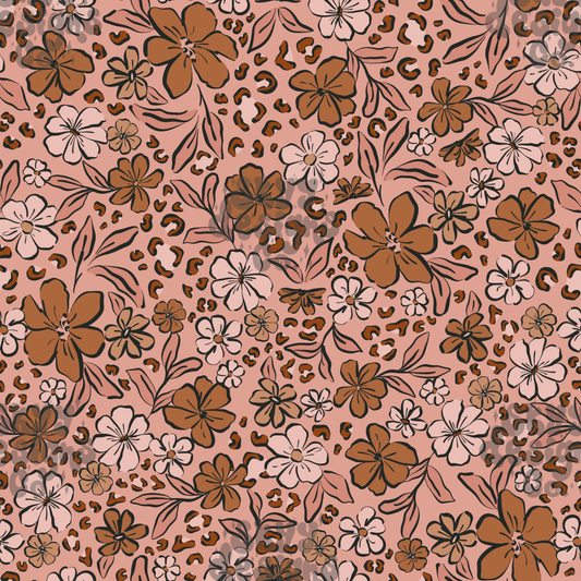 Fall Cheetah Floral