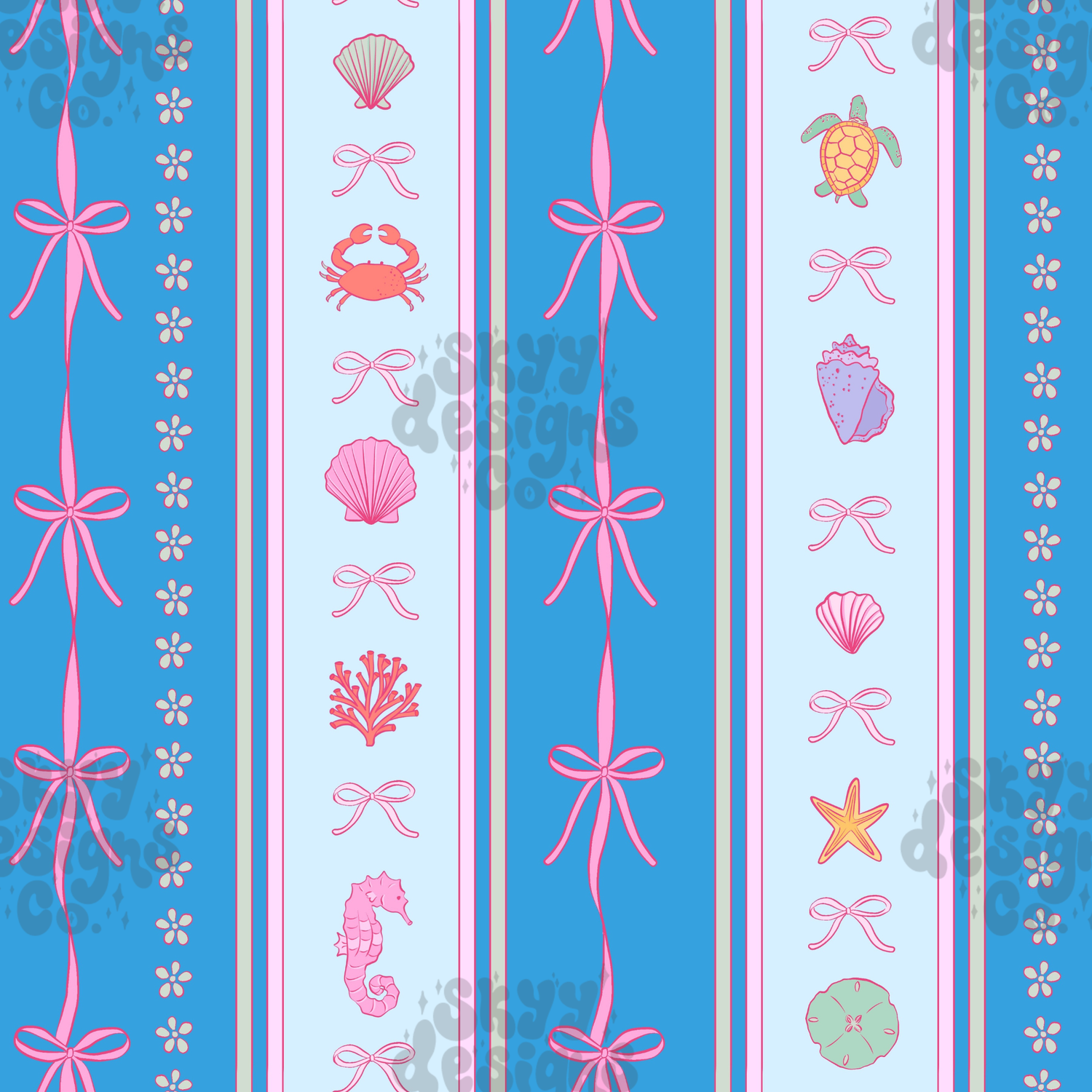 Bright Coastal Stripe