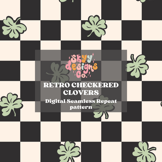 Checkered Clovers Pattern