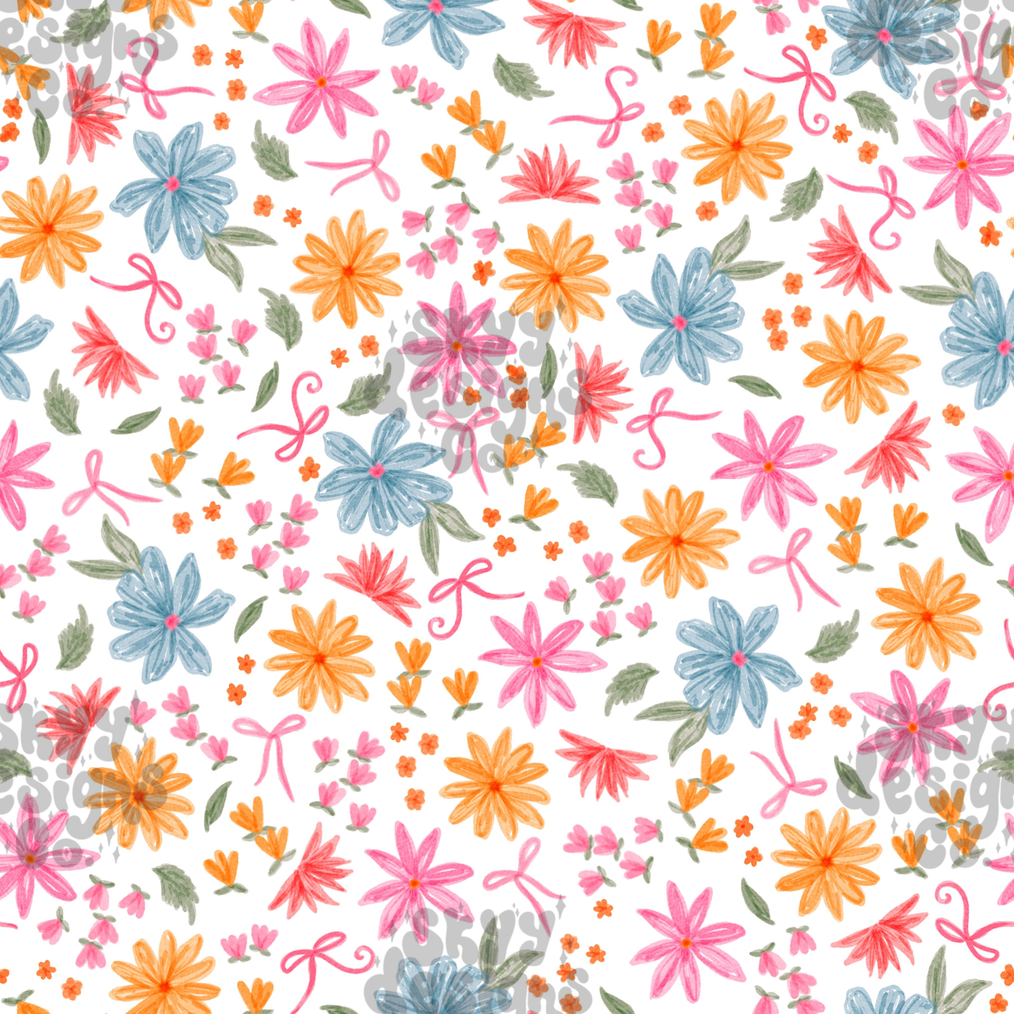 Bright Dainty Spring Floral