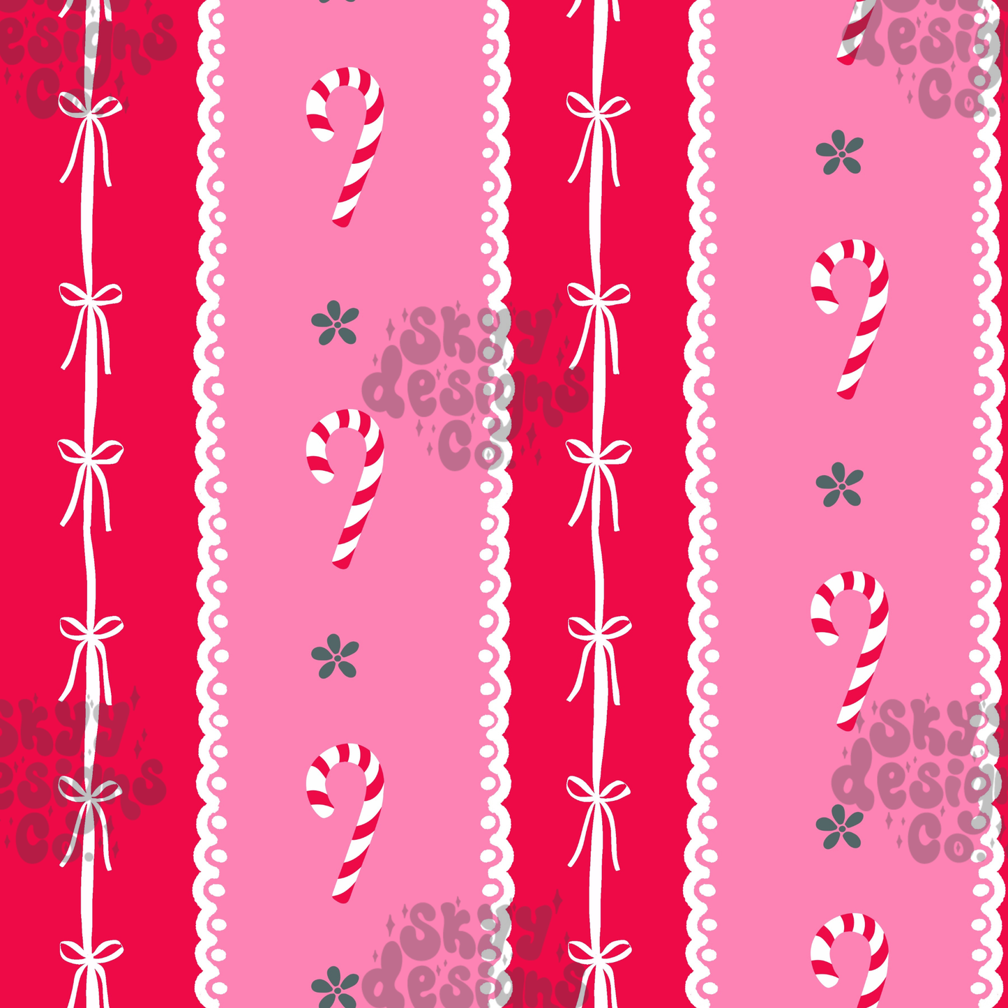 Preppy Christmas Stripe