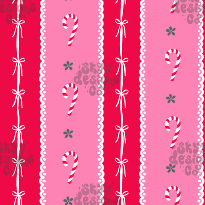 Preppy Christmas Stripe