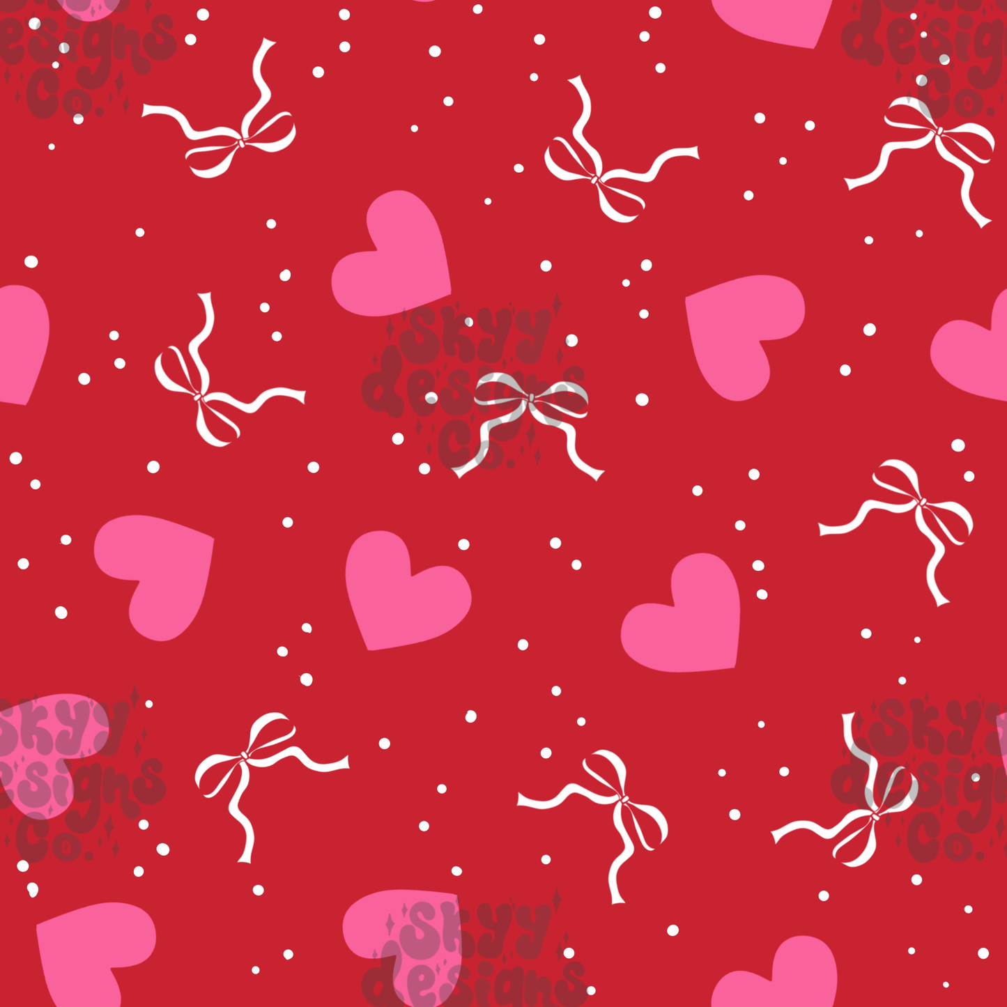 Valentine Hearts and Bows