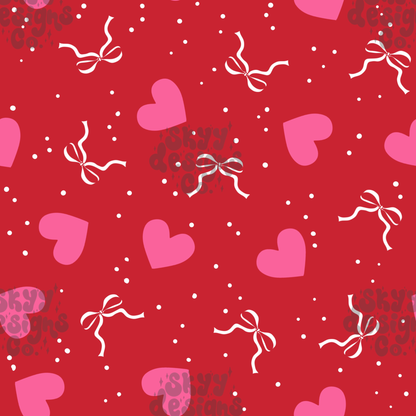 Valentine Hearts and Bows