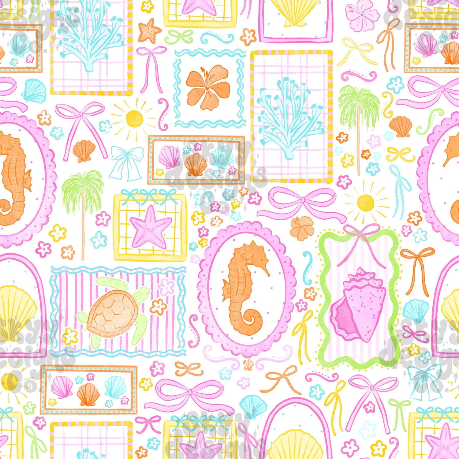 Pastel Summer Stamps