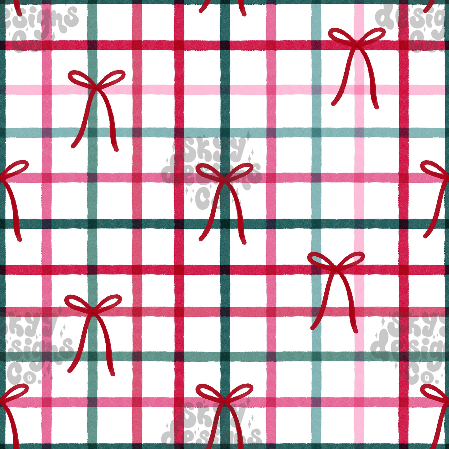 Preppy Christmas Gingham