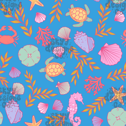 Pastel Coastal Shells