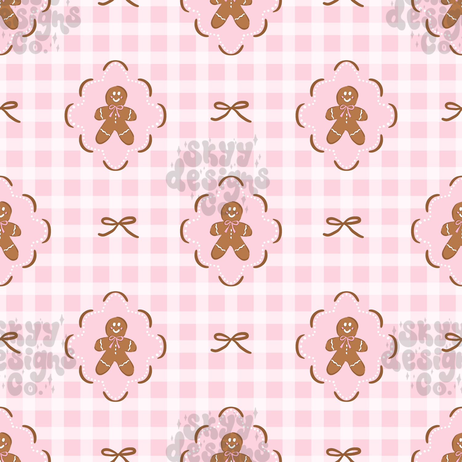 Gingham Gingerbread Patchwork