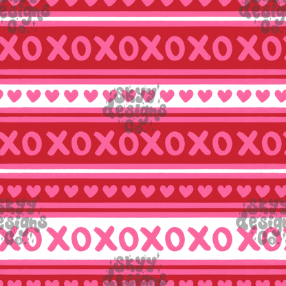 Valentine Love Stripes