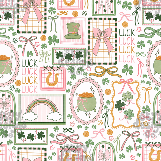 Preppy St. Patrick's Stamps