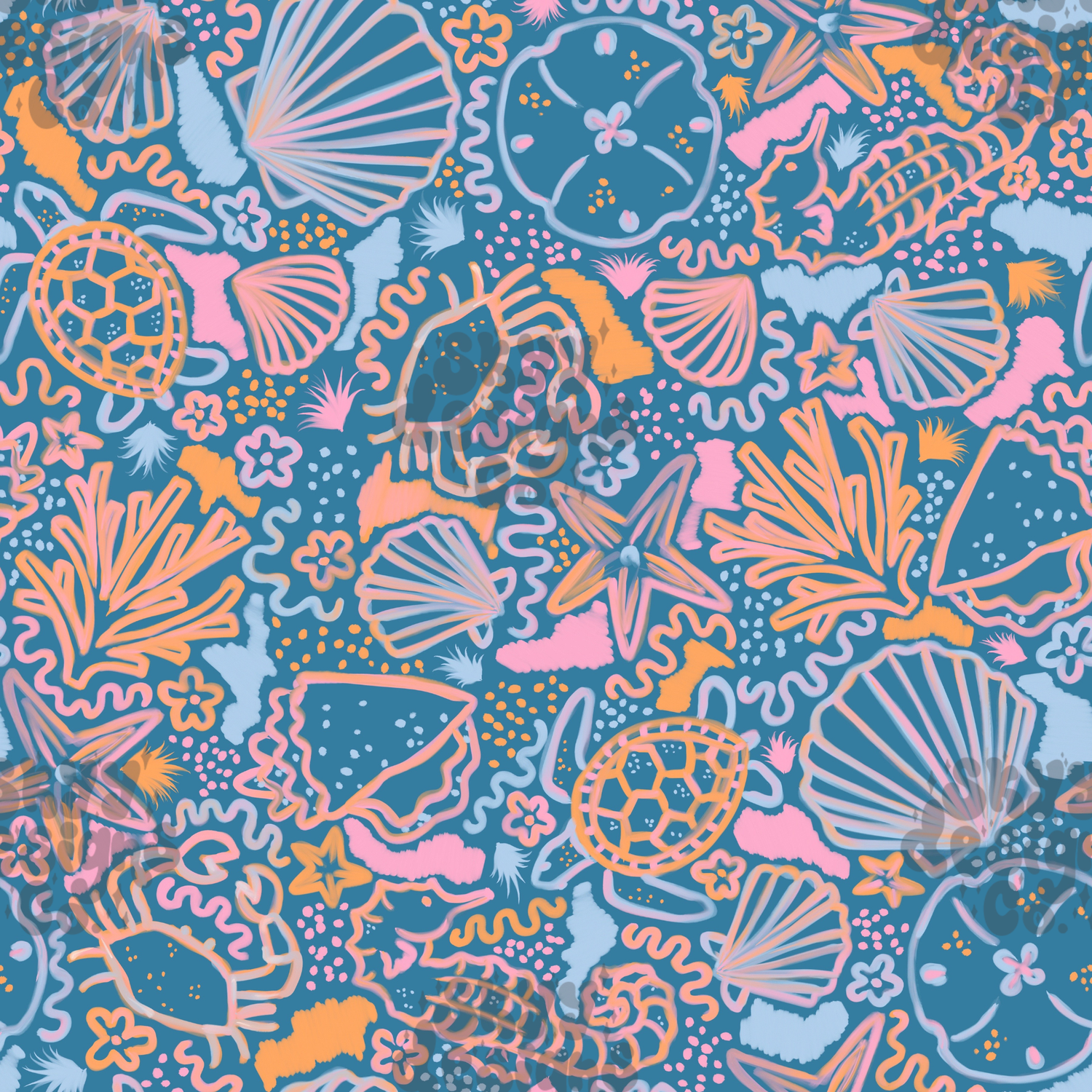 Vibrant Coastal Shells