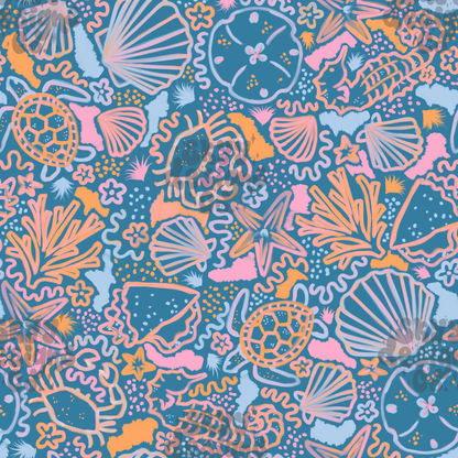 Vibrant Coastal Shells